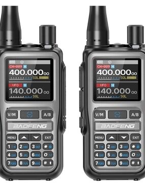 Baofeng UV5R Mini Portable Two-Way Radio - Gray